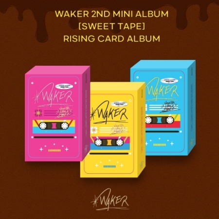 ( Pre-Order ) WAKER 2nd Mini Album Sweet Tape ( rising card ver ) Set 3 ver * มี Poster พับในกล่อง * วางจำหน่าย 16 / 7 / 2024