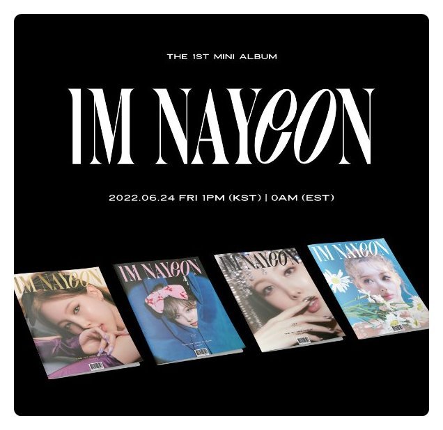 ( Pre-Order ) Nayeon ( TWICE ) 1st Mini Album IM NAYEON ( random ver ) + Poster วางจำหน่าย 24 / 6 / 2022