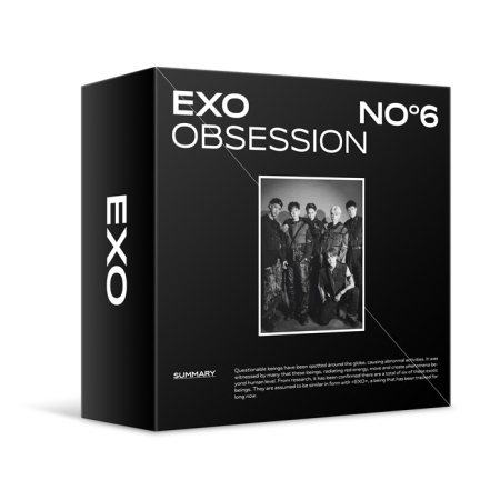 ( Pre-Order ) EXO 6th Album OBSESSION ( Kit Album ) + Poster วางจำหน่าย 24 / 12 / 2019