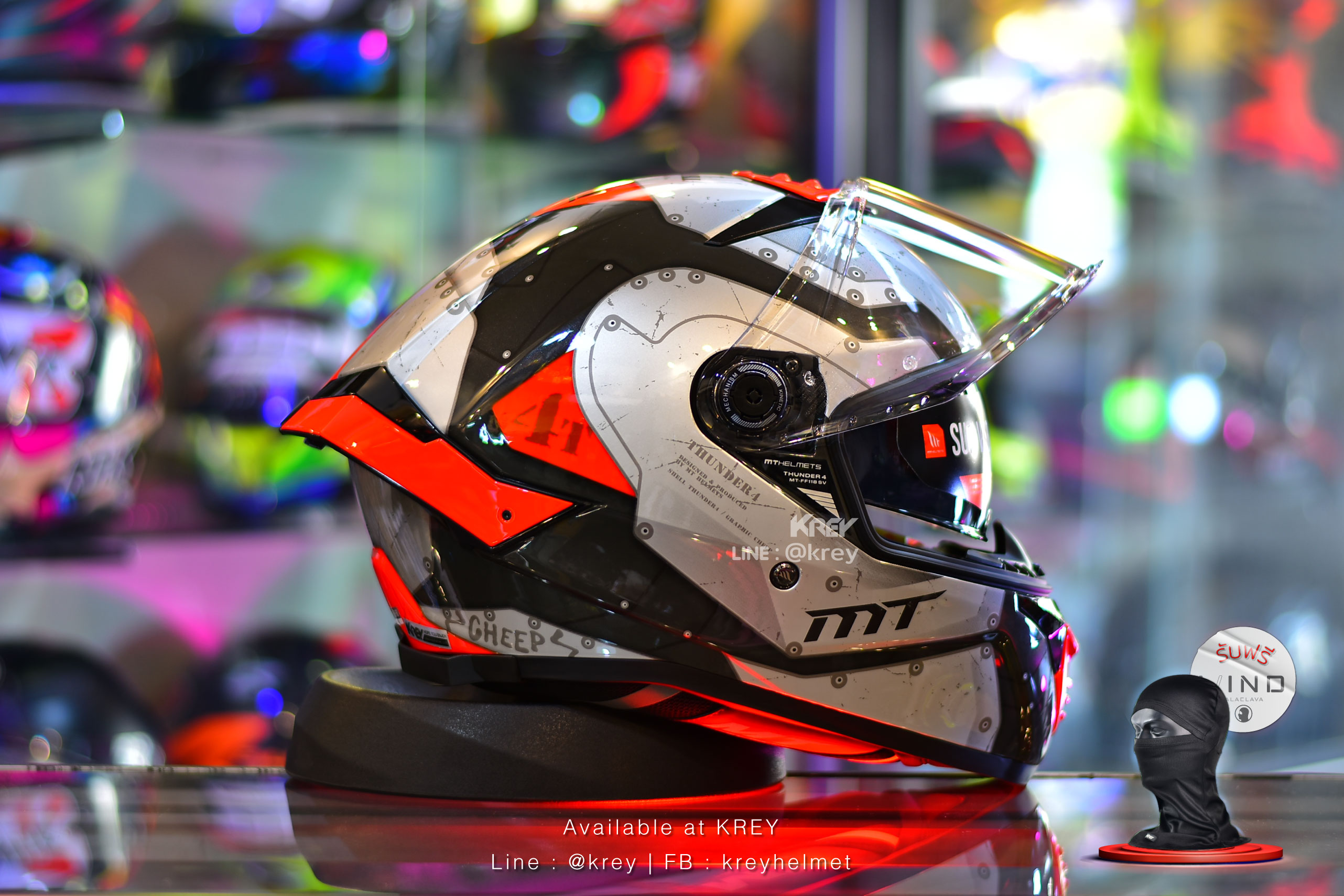 MT model THUNDER 4 SV CHEEP GLOSS RED