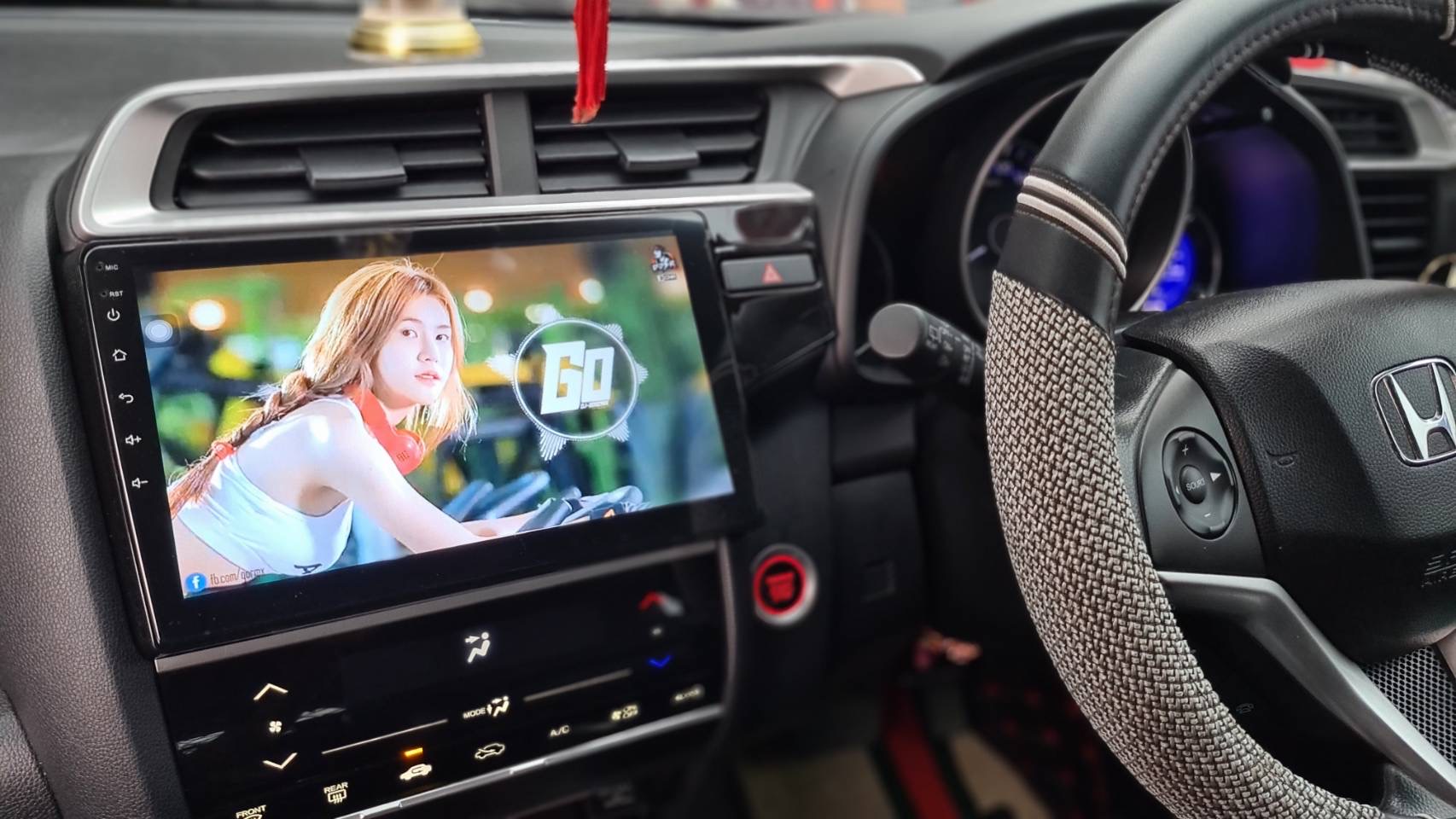 จอตรงรุ่น 10 นิ้ว HONDA JAZZ GK รุ่น T5 ค่าย ALPHA รุ่นใหม่ล่าสุด