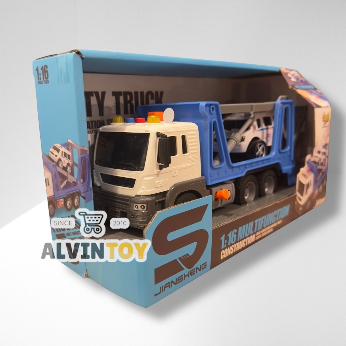 ของเล่น รถก่อสร้าง ขนาดความกว้าง 25 cm. สูง 12 cm. มีเสียง มีไฟ ผลิตจากพลาสติกคุณภาพดี แข็งแรง ทนทาน สินค้าได้รับมาตรฐาน มอก.