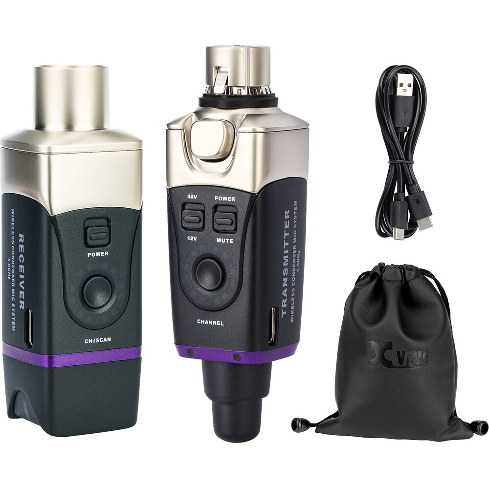 Xvive Audio U35C *ของแท้รับประกัน 1ปี* 5.8 GHz Wireless System for Condenser Microphones, ไมค์ไร้สาย