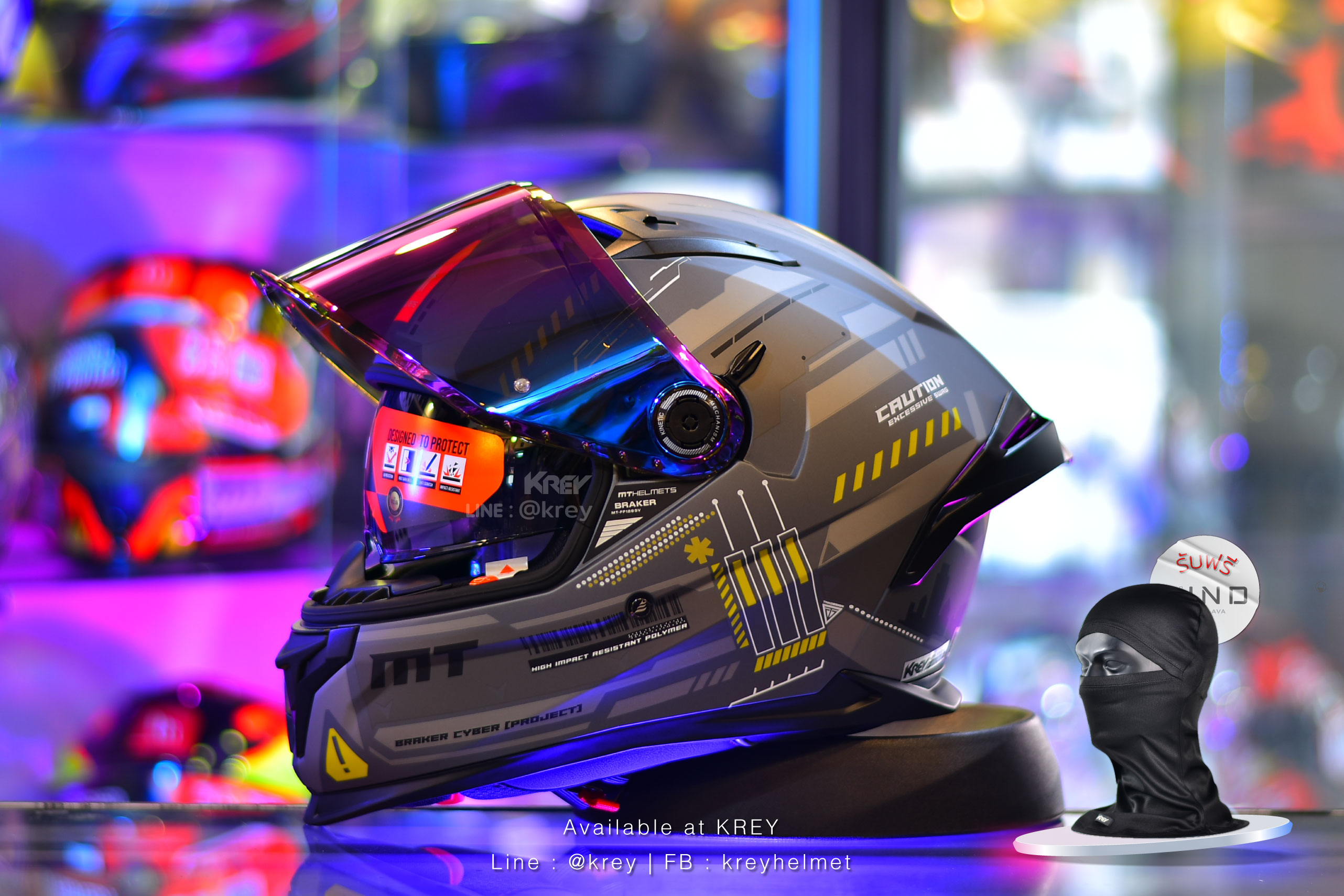 MT model BRAKER SV CYBER MATT GREY