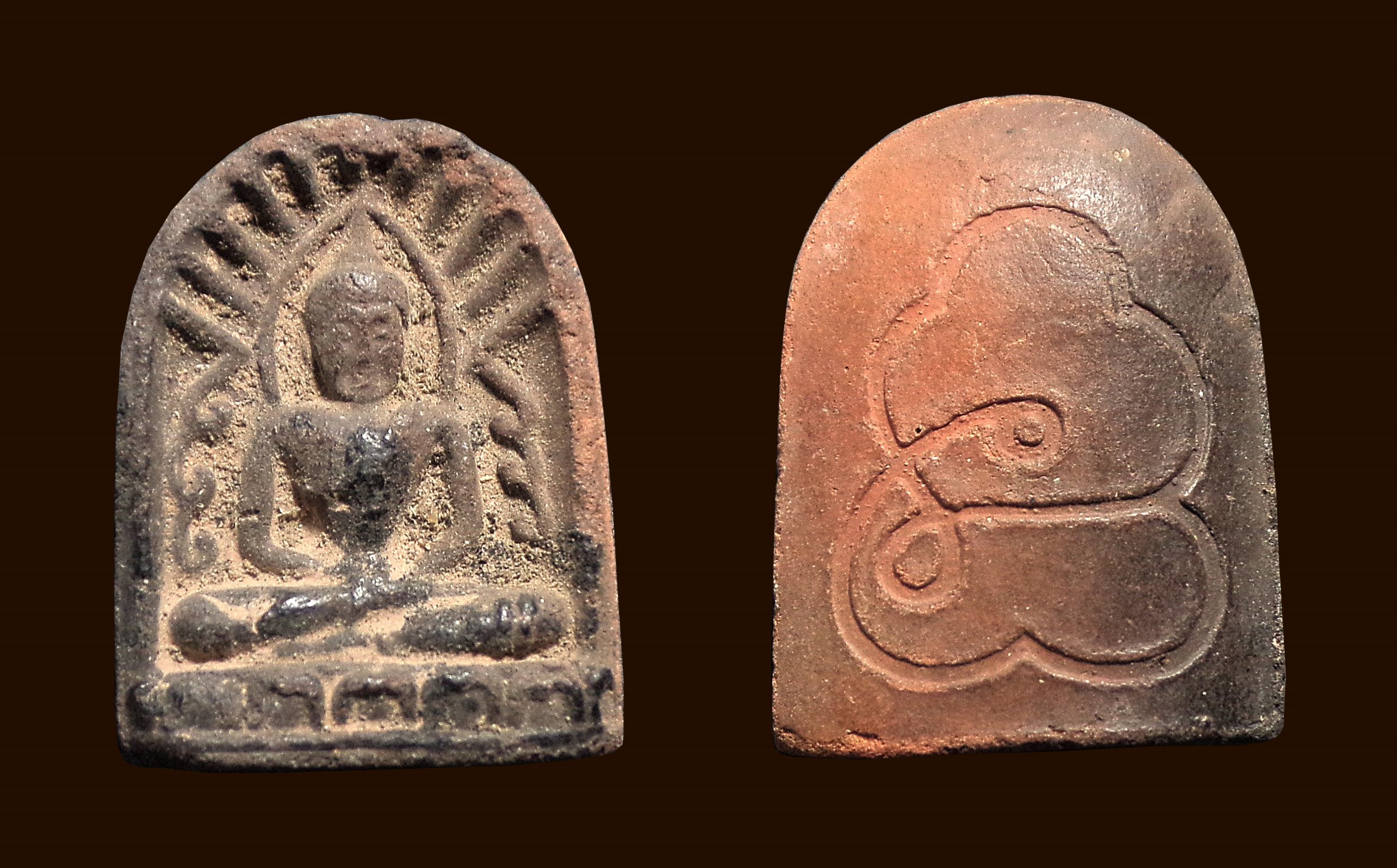 พระซุ้มกอ หลังยันต์ หลวงพ่อโอน วัดโคกเดื่อ จ.นครสวรรค์