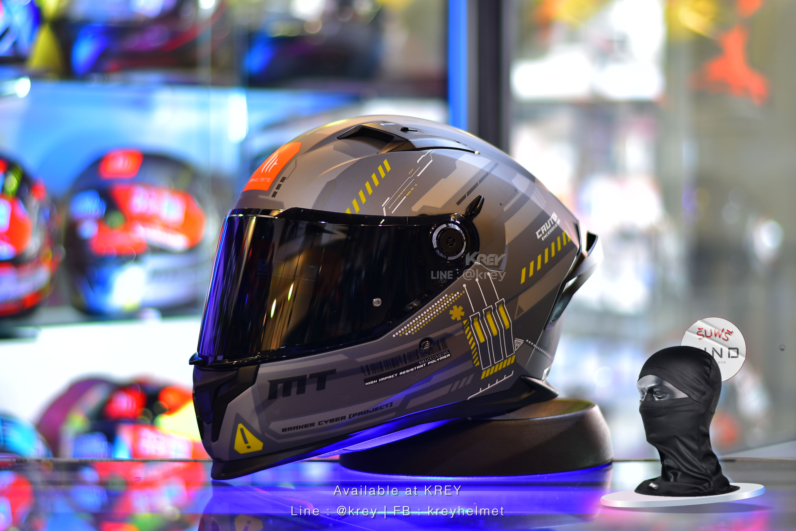 MT model BRAKER SV CYBER MATT GREY