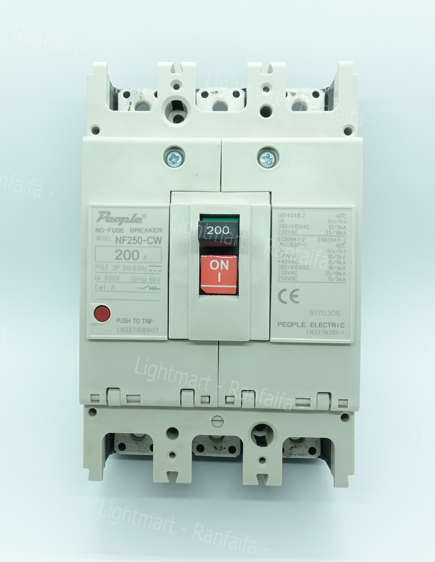 เบรกเกอร์ 3P-250CW-200A (18kA) "People"