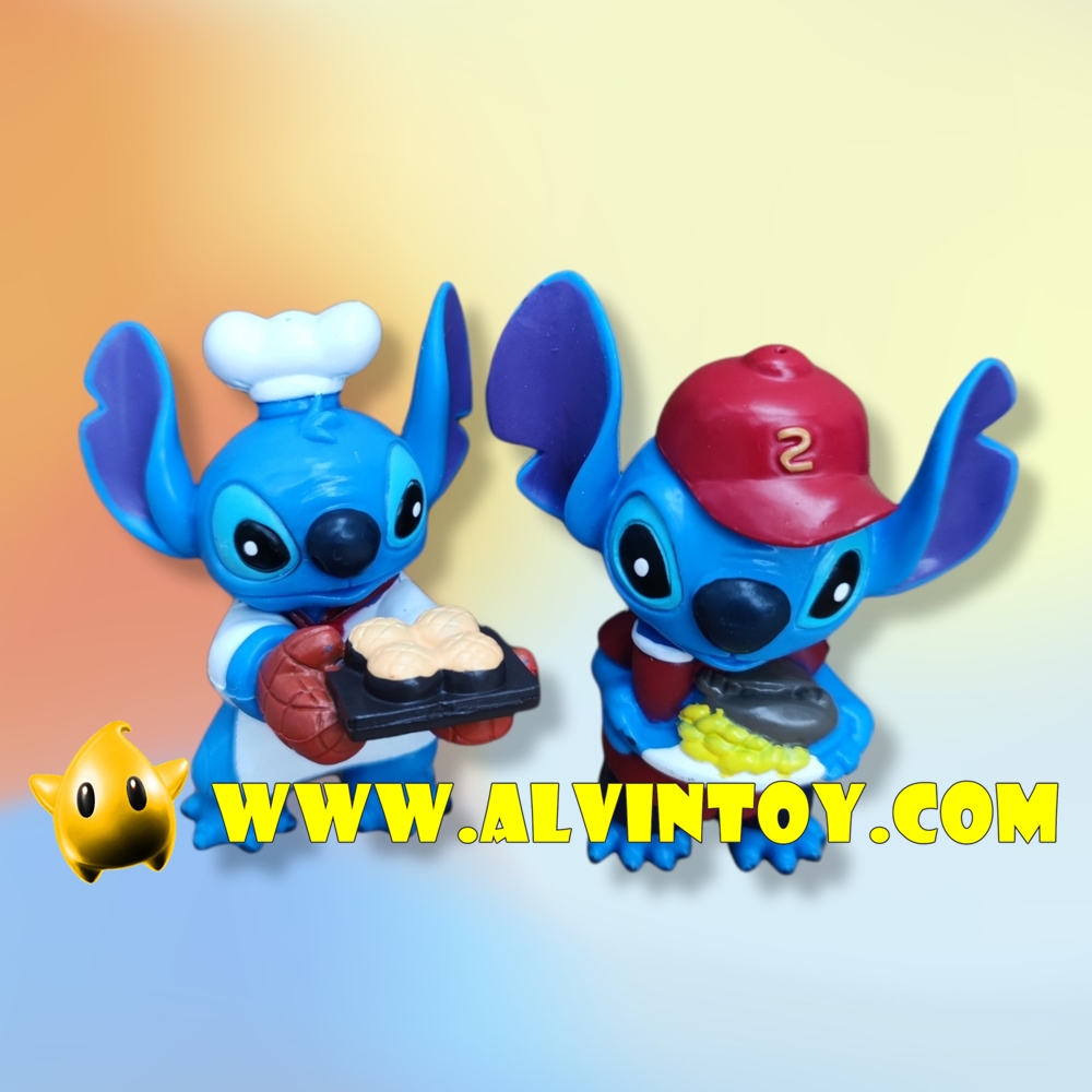 โมเดล Stitch - สติทช์ 8 ตัว