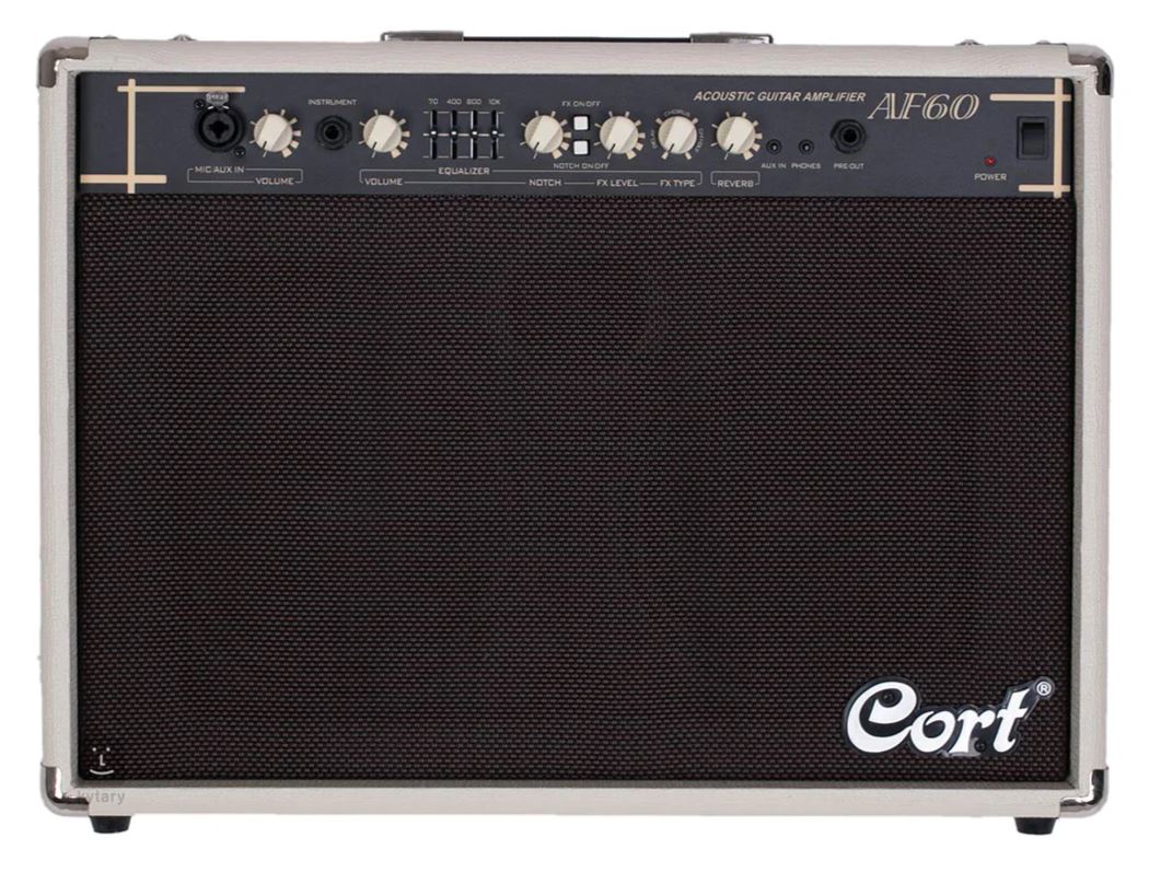 Cort AF60 แอมป์กีต้าร์อคูสติก 8"x2, 60W Acoustic Guitar Amps