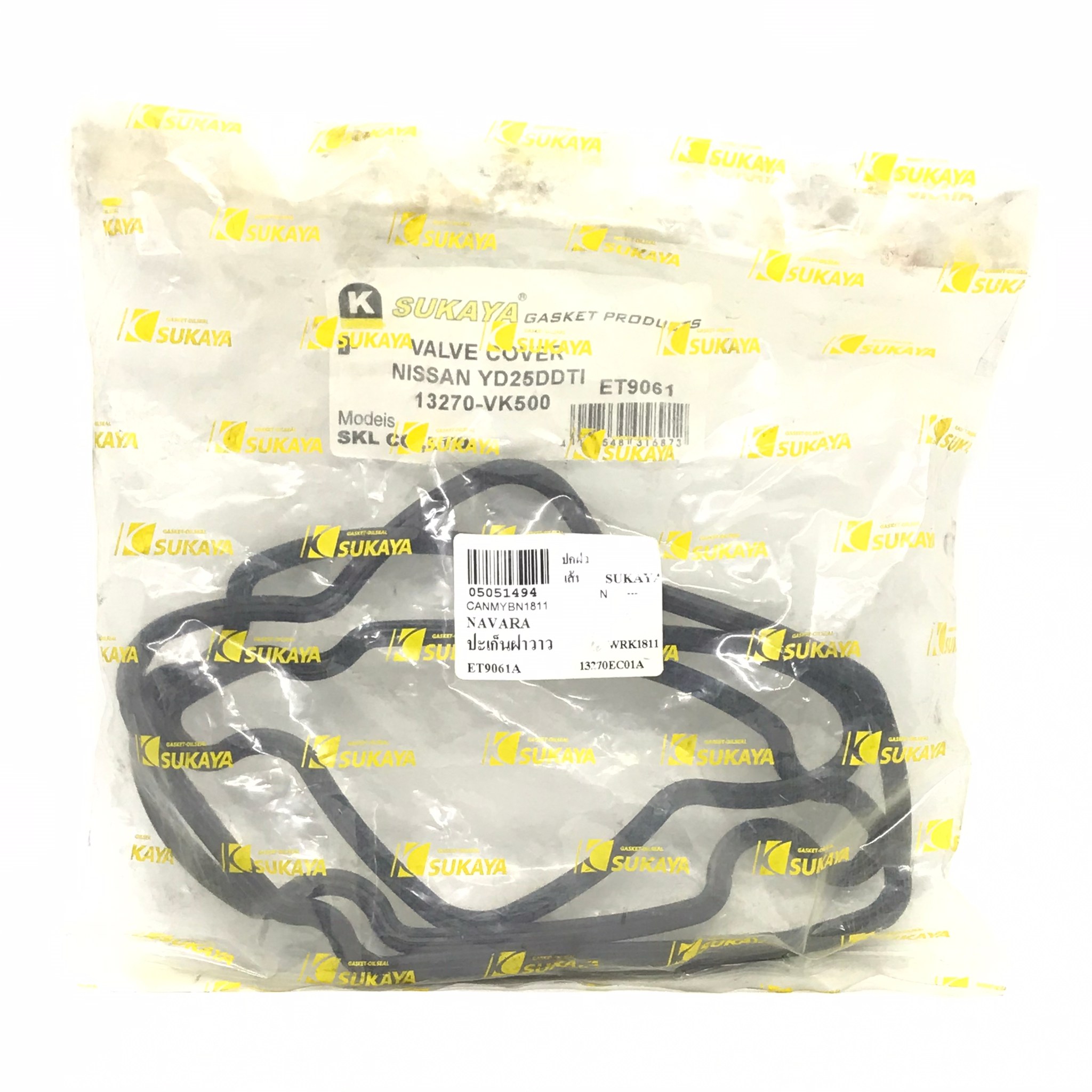NISSAN NAVARA YD25DTT 13270-VK500 นิสสัน นาวาร่า วายดี25 ฝาวาล์ว ยางฝาครอบวาล์ว ยางฝาวาล์ว ประเกนฝาวาล์ว
