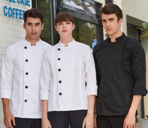 เสื้อเชฟ เสื้อบาริต้า ชุดพนักงานร้านกาแฟ