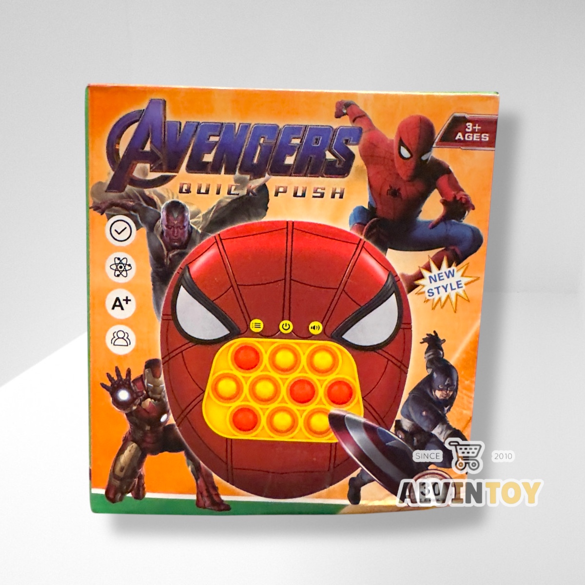 ป๊อปอิทไฟฟ้า Spider Man สไปเดอร์แมน เกม ป๊อปอิท POP IT กดมีเสียง