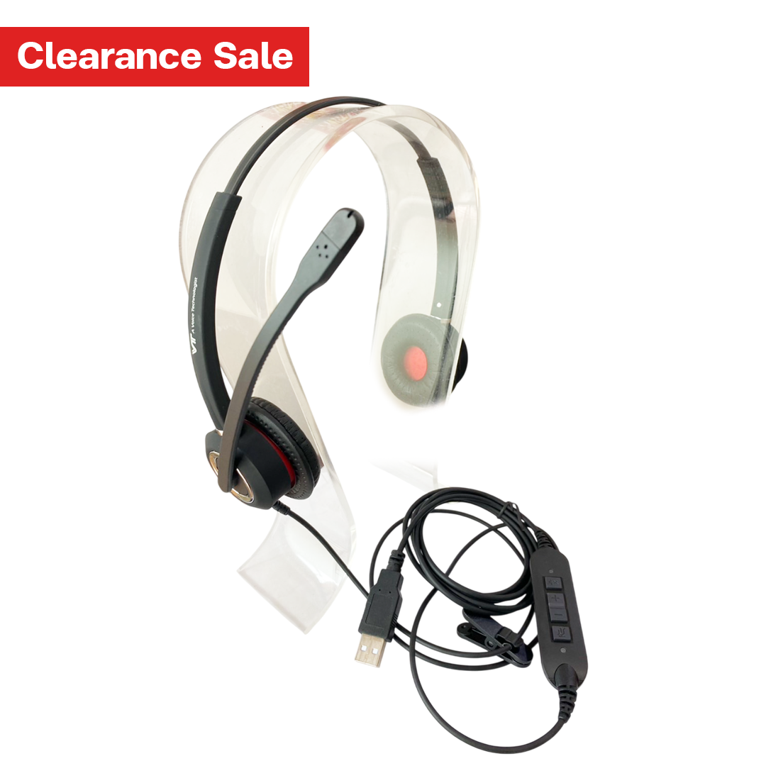 VT6300 DUO ENC USB ชุดหูฟังมีไมค์แบบหูคู่ เชื่อมต่อแบบ USB