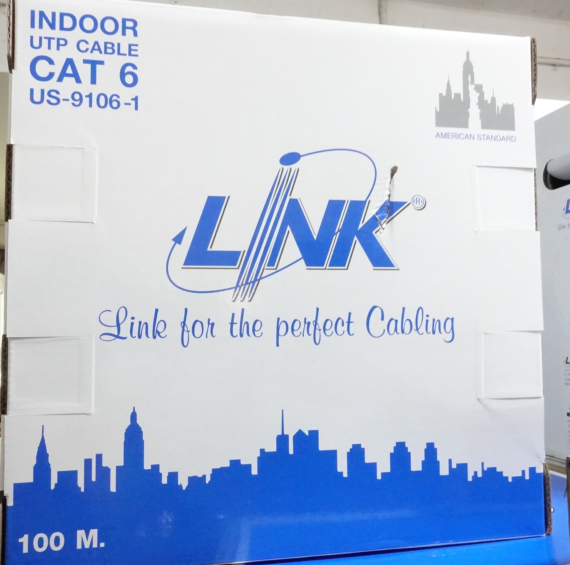 สายแลน UTP Cat6 (100m) LINK (250 Mhz) CM