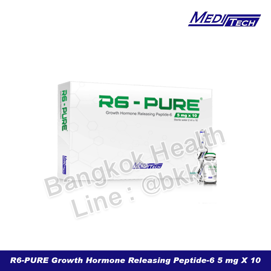 R6-PURE Growth Hormone Releasing Peptide-6 5 mg X 10