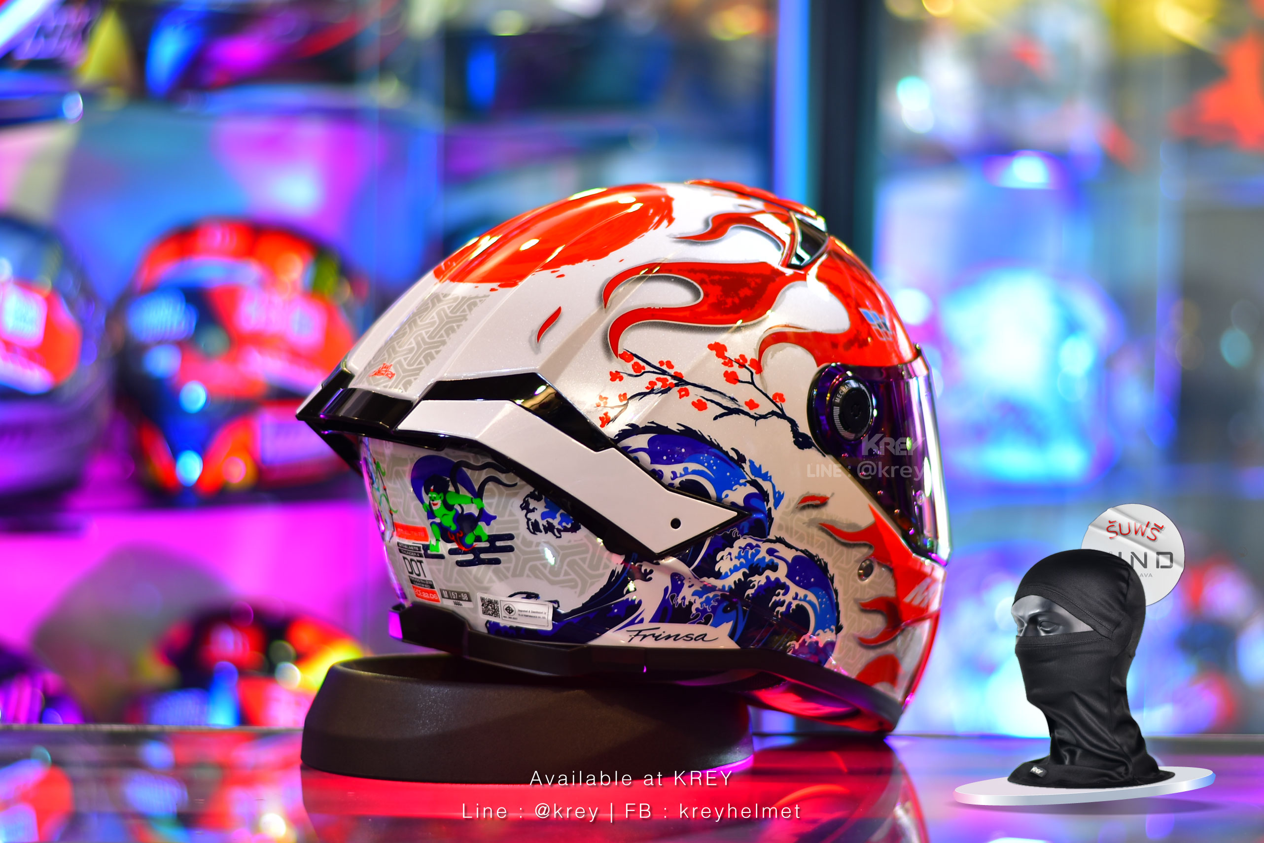 MT model THUNDER 4 SV YAMANAKA JAPAN GLASS WHITE RED