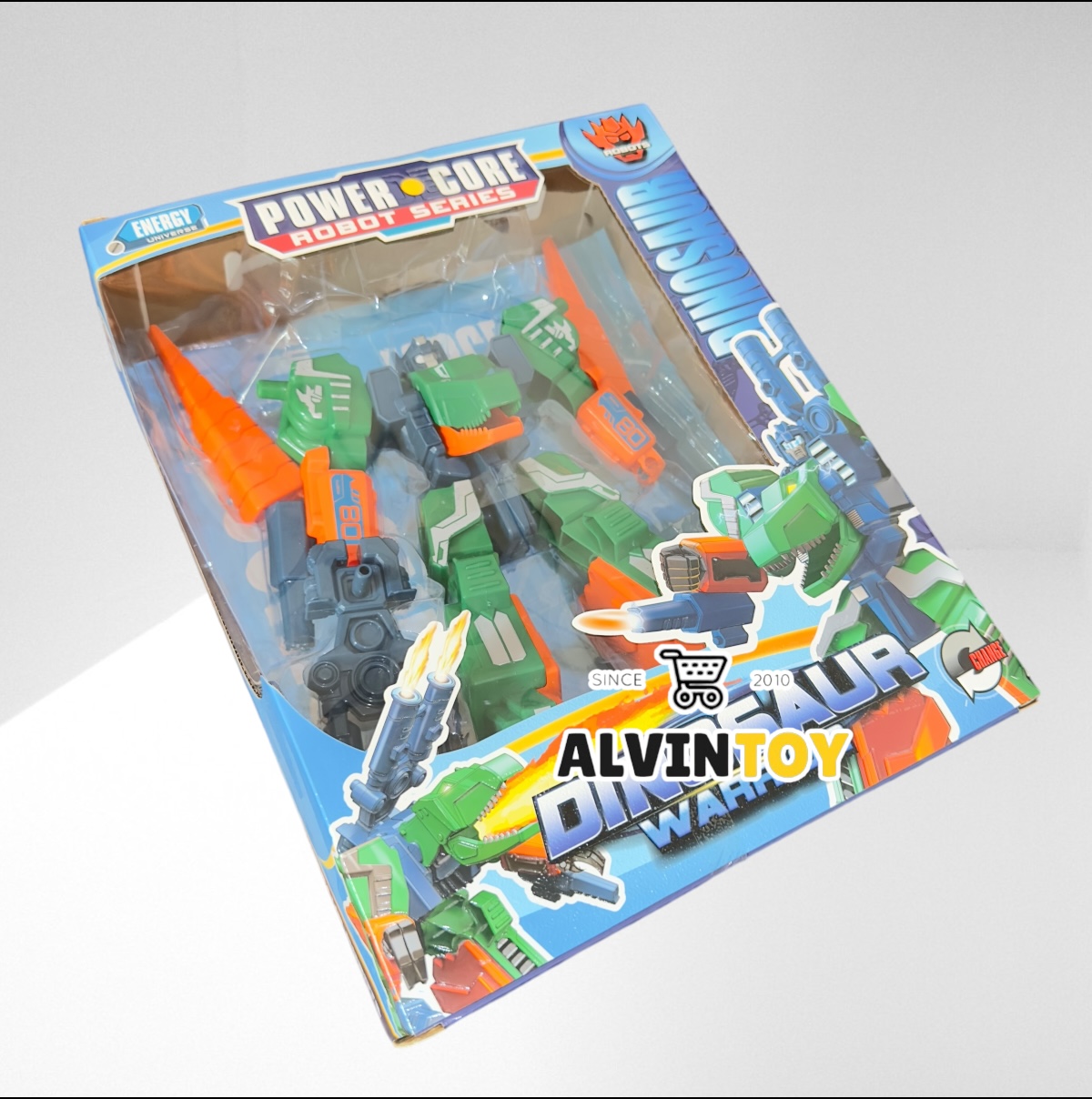 หุ่นยนต์ประกอบร่าง ตัวใหญ่ Power Core แปลงร่างเป็นไดโนเสาร์ แปลงร่างเป็นหุ่นยนต์ ของเล่นหุ่นยนต์แปลงร่าง