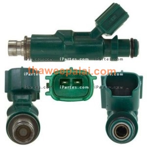 หัวฉีด อัลติส04-06,วีออส00-06 ตัวสีเขียว 12รู* DENSO