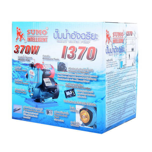 ปั๊มน้ำอัจฉริยะ I370 ยี่ห้อ SUMO มอเตอร์ทองแดงแท้