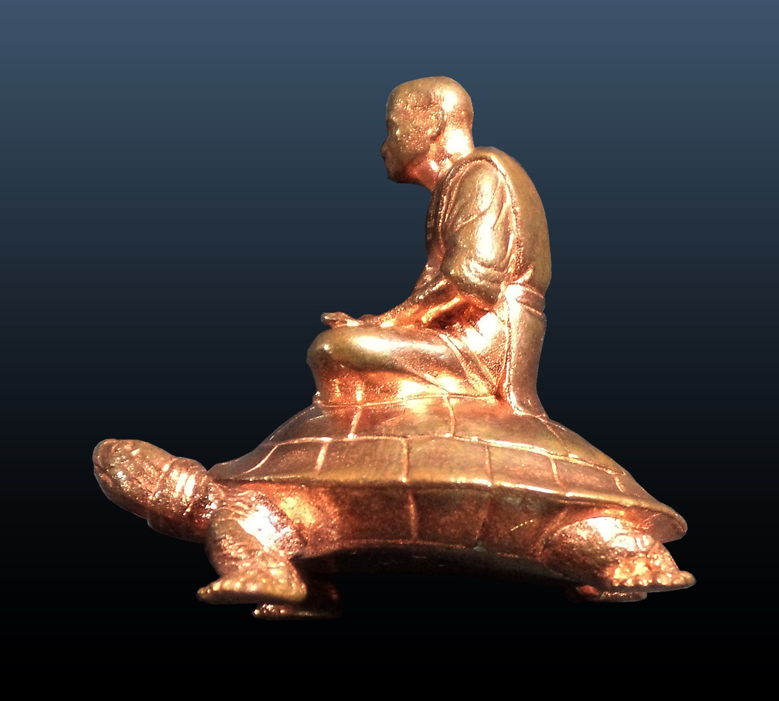 พญาเต่าเรือน รุ่นมหาโภคทรัพย์ หลวงพ่อหวั่น วัดคลองคูณ จ.พิจิตร กล่องเดิม