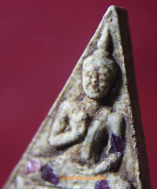 พระผงเกตุ ๙ พญา (พลอยแท้) วัดนิคมคณาราม จ.ประจวบคีรีขันธ์