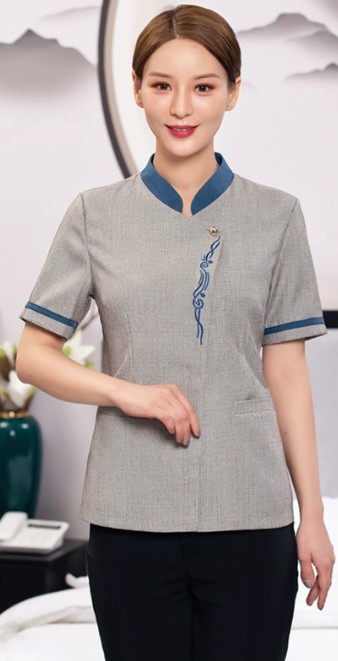 ชุดฟอร์มพนักงานทำความสะอาด เสื้อแม่บ้าน พ่อบ้าน เบลบอย