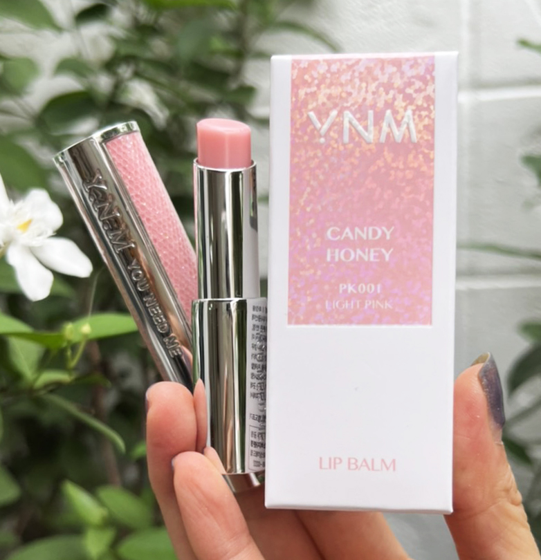 YNM Candy Honey Lip Balm 3.8g. #PK001 Light Pink