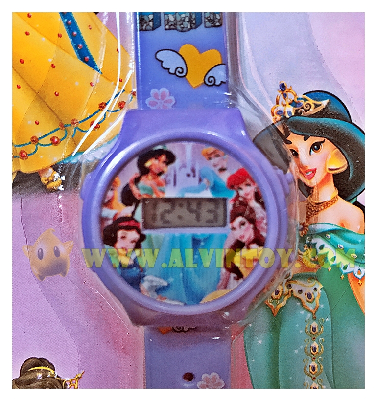 นาฬิกาข้อมือดิจิตอลเจ้าหญิงดิสนีย์