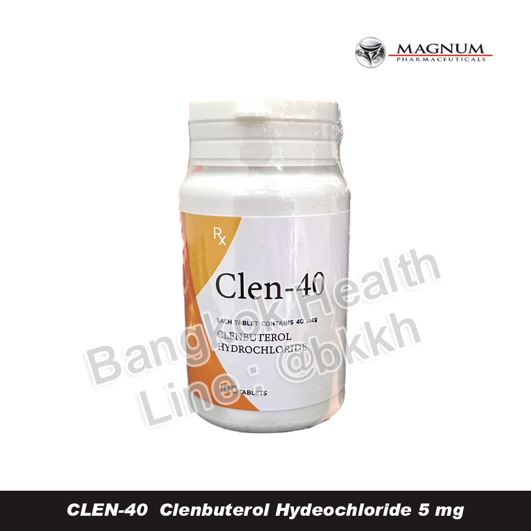 CLEN-40 Clenbuterol Hydrochloride 40 mcg MAGNUM PHARMACEUTICALS