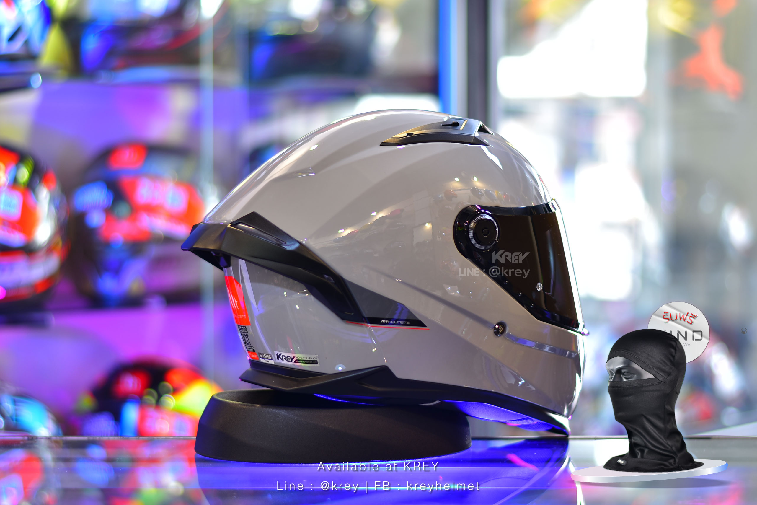 MT model BRAKER SV SOLID GLOSSY GREY