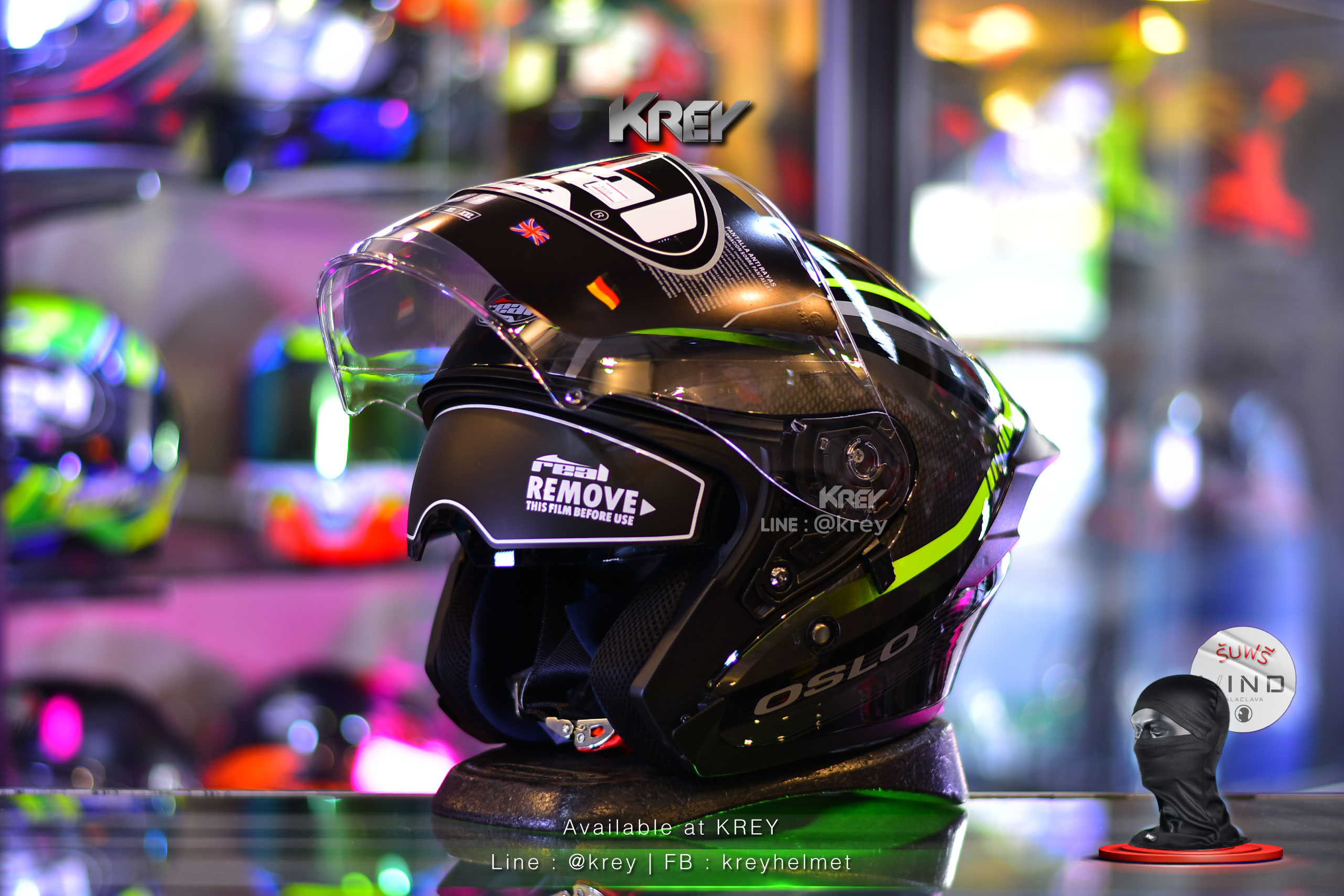 Real model OSLO Magma Black Yellow