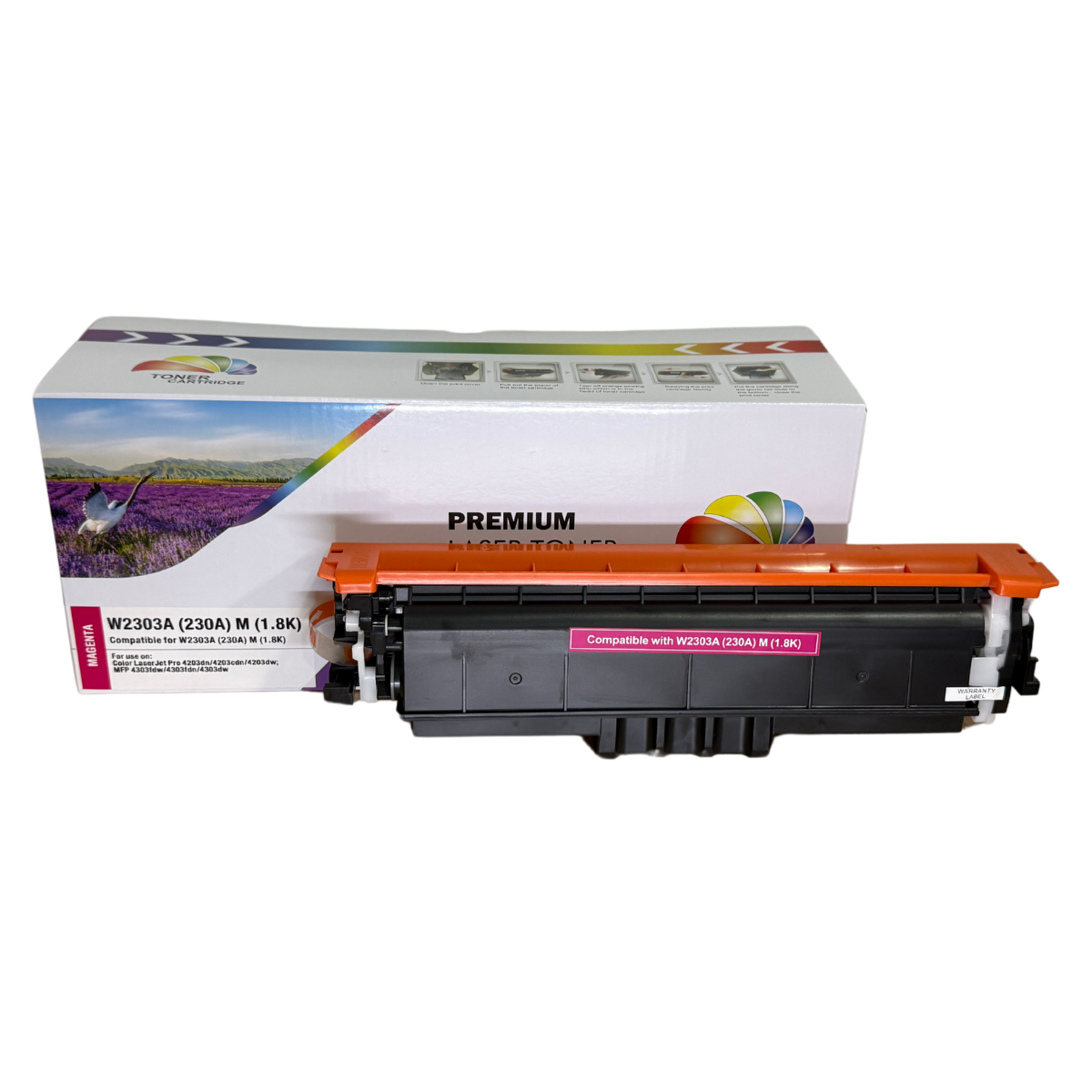 HP W2303A (230A) 1.8K หมึกเทียบเท่า แดง