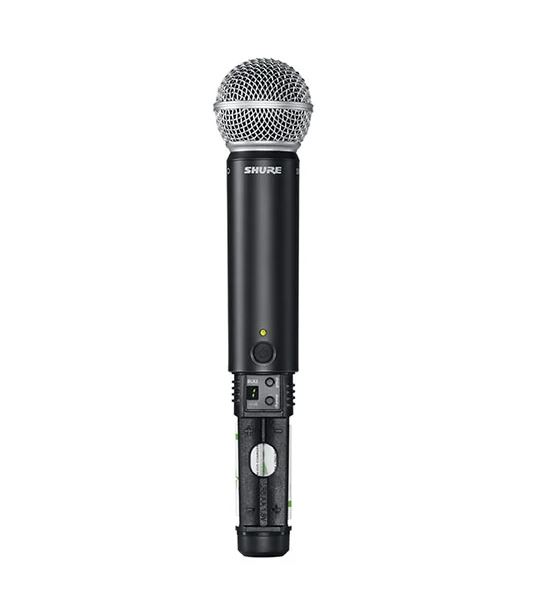 SHURE BLX24TH/SM58 *ของแท้รับประกัน 1ปี* ไมค์ไร้สาย Wireless Handheld Microphone System with SM58 Capsule (UHF 694-703 &748-758 MHz)