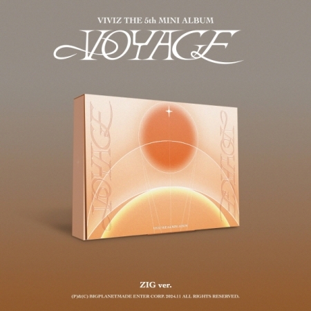 ( Pre-Order ) VIVIZ The 5th Mini Album VOYAGE ( Zig ver ) * มี Poster พับในกล่อง * วางจำหน่าย 8 / 11 / 2024