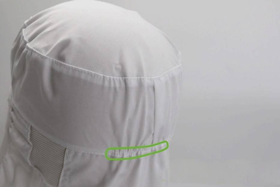 หมวกโรงงาน หมวกอนามัยป้องกันฝุ่น หมวกโรงงานผลิตอาหาร