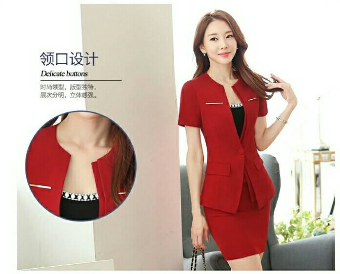 ชุดสูท ชุดพนักงานต้อนรับ ชุดออฟฟิศ