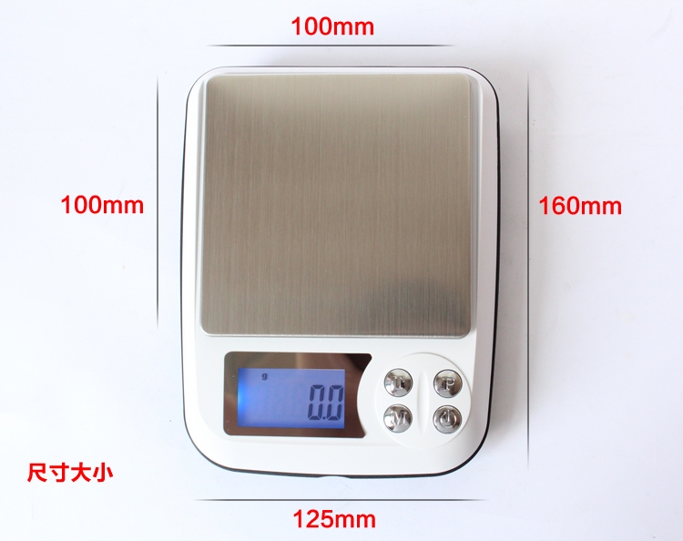 DM.3 เครื่องชั่งความละเอียดทศนิยมสองตำแหน่ง 0.01-500 กรัม รุ่น DM.3 (ใช้ถ่าน AA 2 ก้อน)