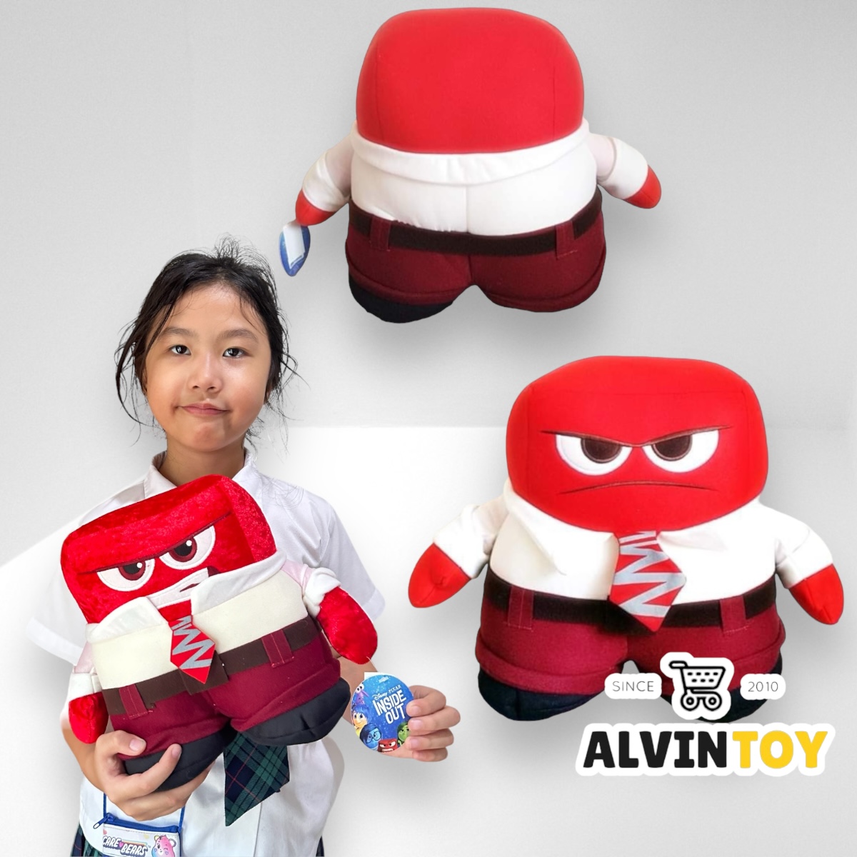 ตุ๊กตา Anger - ฉุนเฉียว Inside Out ขนาด 9 นิ้ว