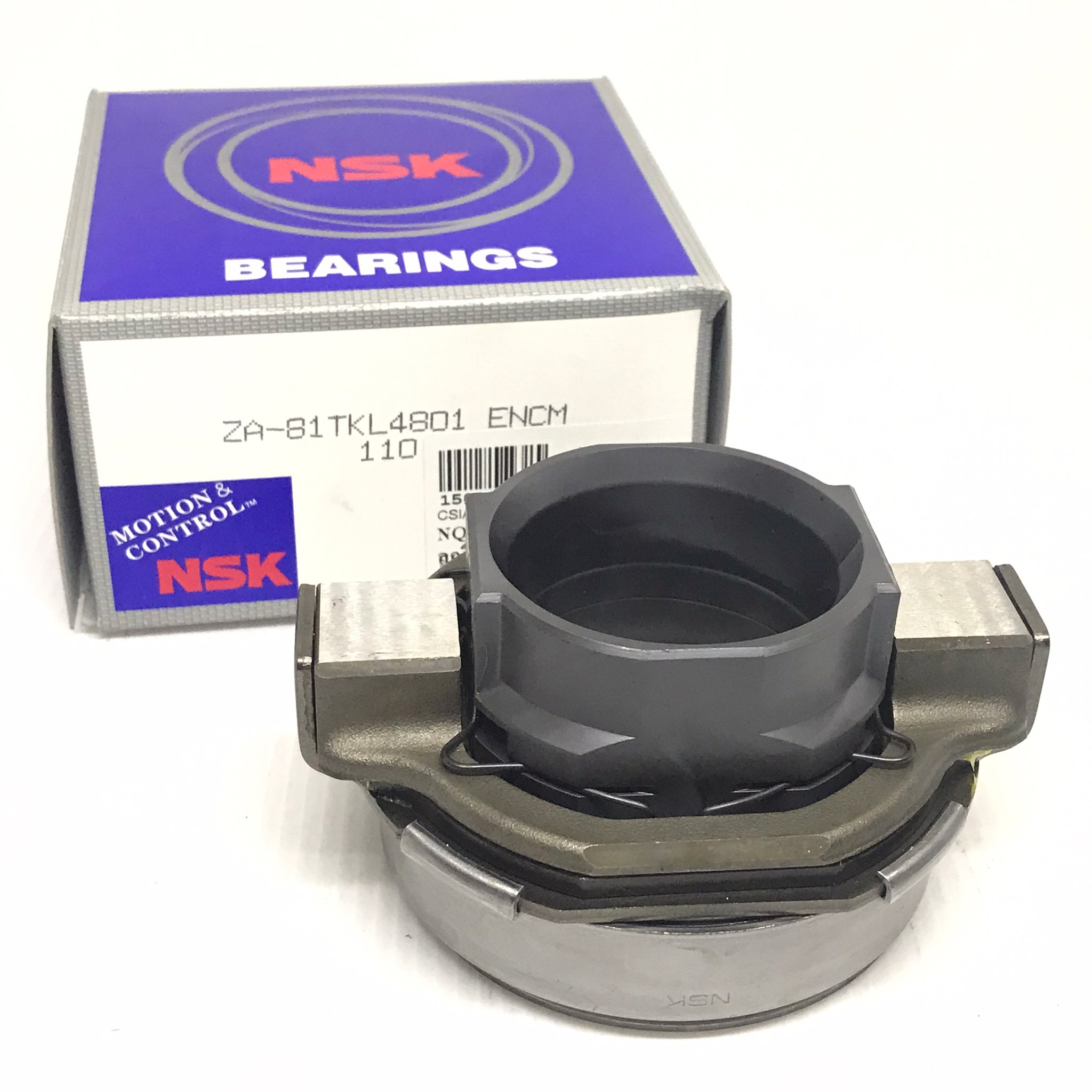 ลูกปืนคลัทช์ ISUZU NPR130 / NQR150 / NQR175 อีซูซุ เอ็นพีอาร์ เอ็นคิวอาร์ เบอร์ 81TKL4801 ยี่ห้อ NSK (MADE IN JAPAN) (Clutch Bearing)