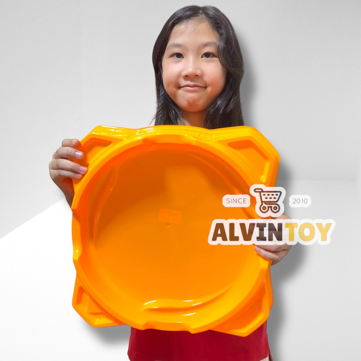 สนาม BEYBLADE เบย์เบลด สีฟ้า ขนาดความกว้าง 35 ซม สูง 6 ซม.