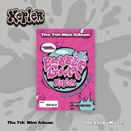 ( Pre-Order ) Kep1er 7th Mini Album [BUBBLE GUM] Poca ver * ไม่มี Poster พับในกล่อง * วางจำหน่าย 20 / 8 / 2025