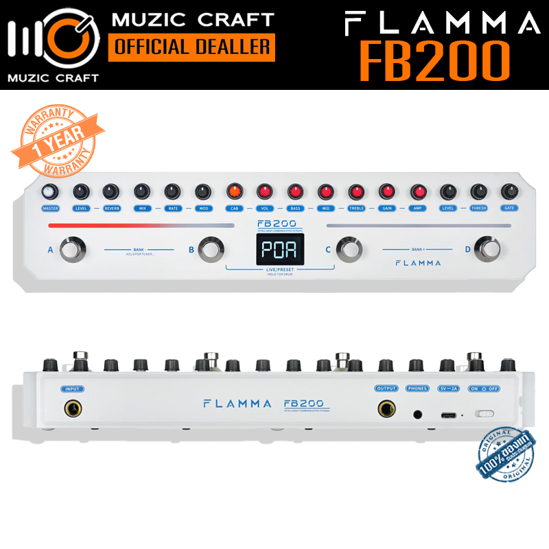 Flamma FB200 *ของแท้รับประกัน 1ปี* Bass Guitar Effects, เอฟเฟกต์เบส