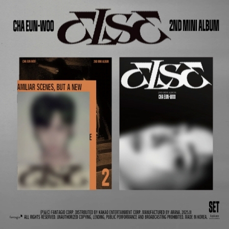 ( Pre-Order ) Cha Eunwoo ( Astro ) 2nd Mini Album [ELSE] random ver * มี Poster พับภายในกล่อง * วางจำหน่าย 25 / 11 / 2025