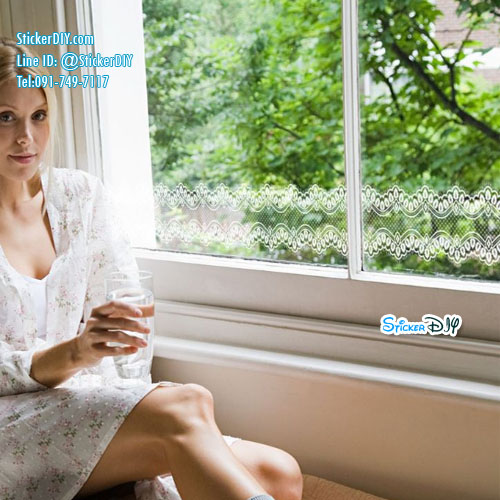 Border Transparent Wall Sticker สติ๊กเกอร์ติดผนังแต่งขอบ WP025 (กว้าง10cm.xสูง10m.)