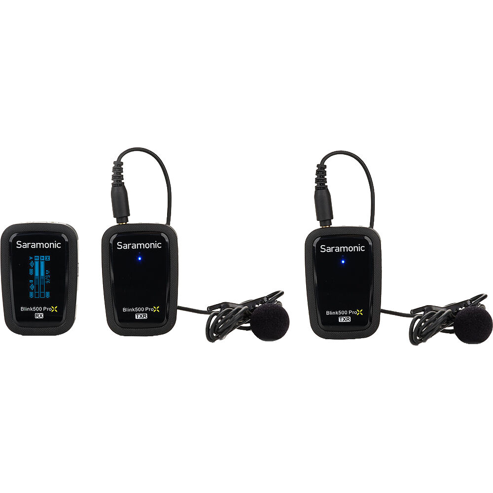 Saramonic Blink500 ProX B2R *ของแท้รับประกัน 2ปี* ไมค์ไร้สายหนีบปกเสื้อ 2 Person Digital Wireless Lavalier Microphone System