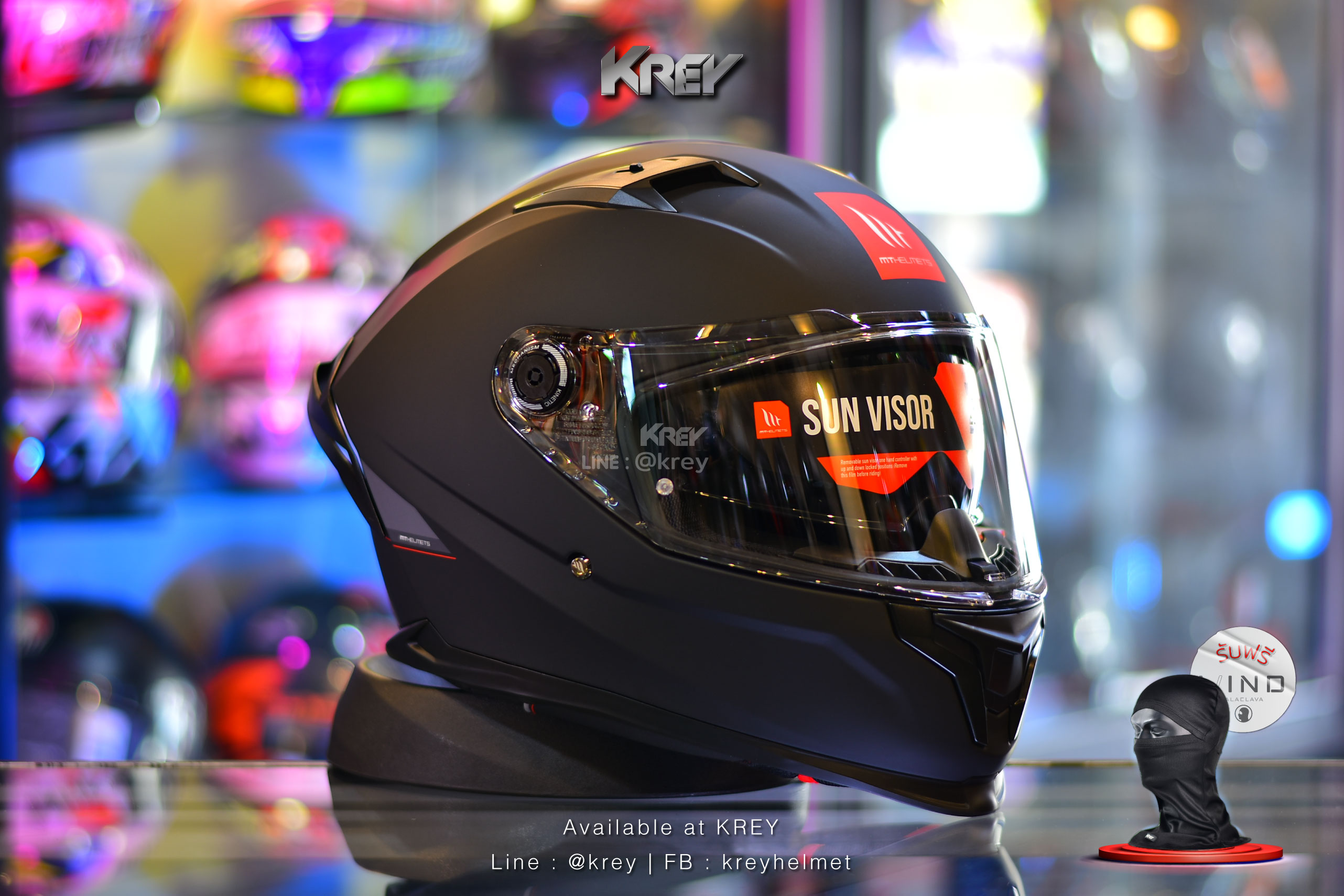 MT model BRAKER SV SOLID MATT BLACK