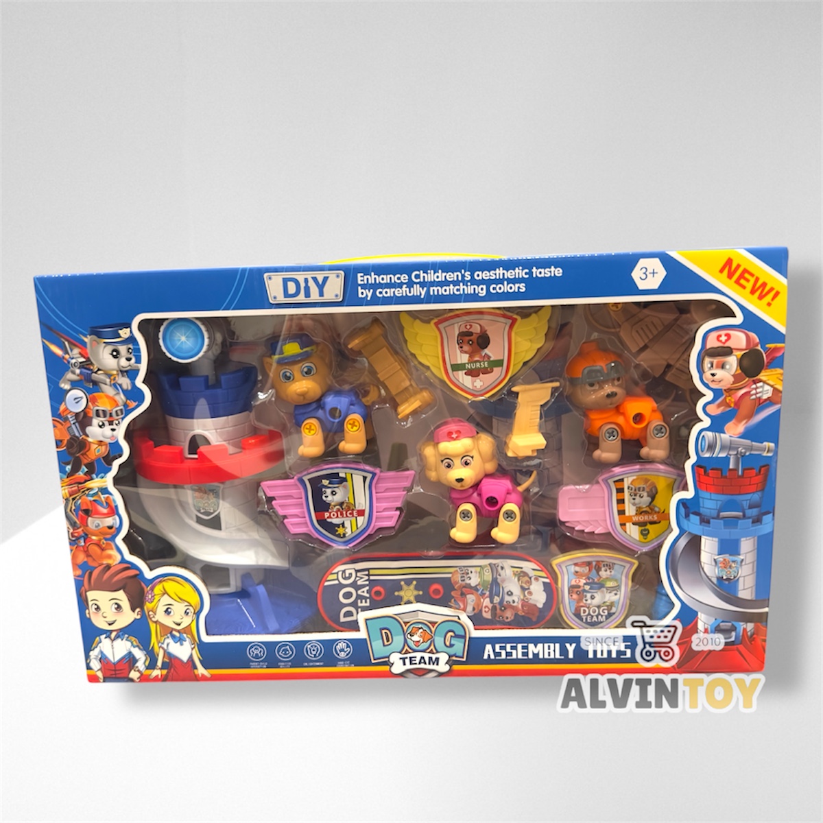 ชุดของเล่น Patrol Dogs - หมากู้ภัย พร้อมอุปกรณ์ของเล่น