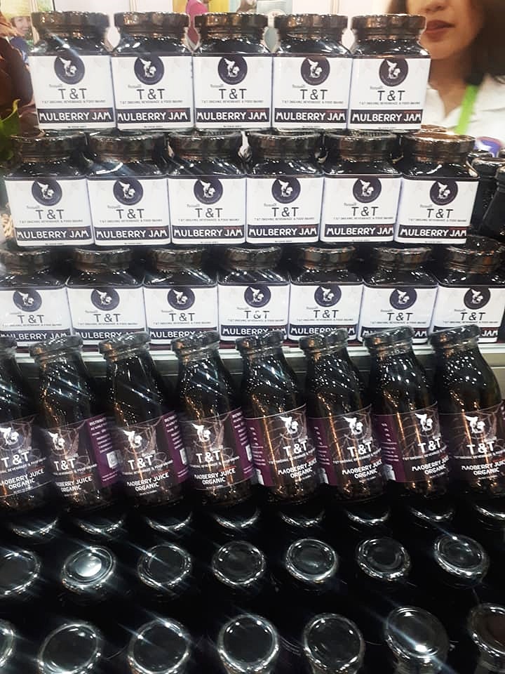 แยมหม่อนไม่ใส่น้ำตาล 2 กระปุก 200 +ค่าส่ง 50 บาท