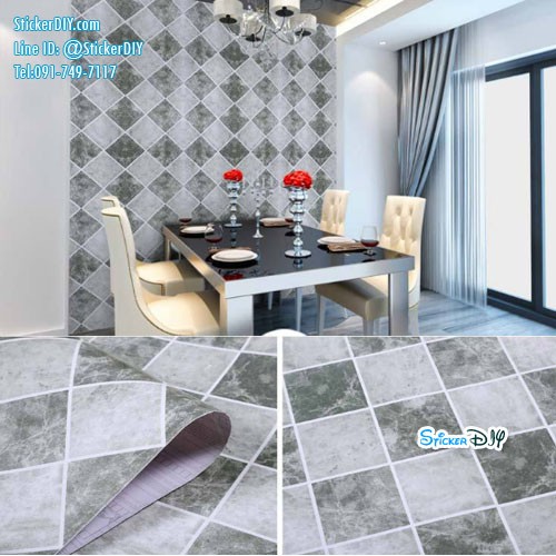 Aluminium foil sticker สติ๊กเกอร์อเนกประสงค์ AL010A (หน้ากว้าง60cm.xยาว2m.)
