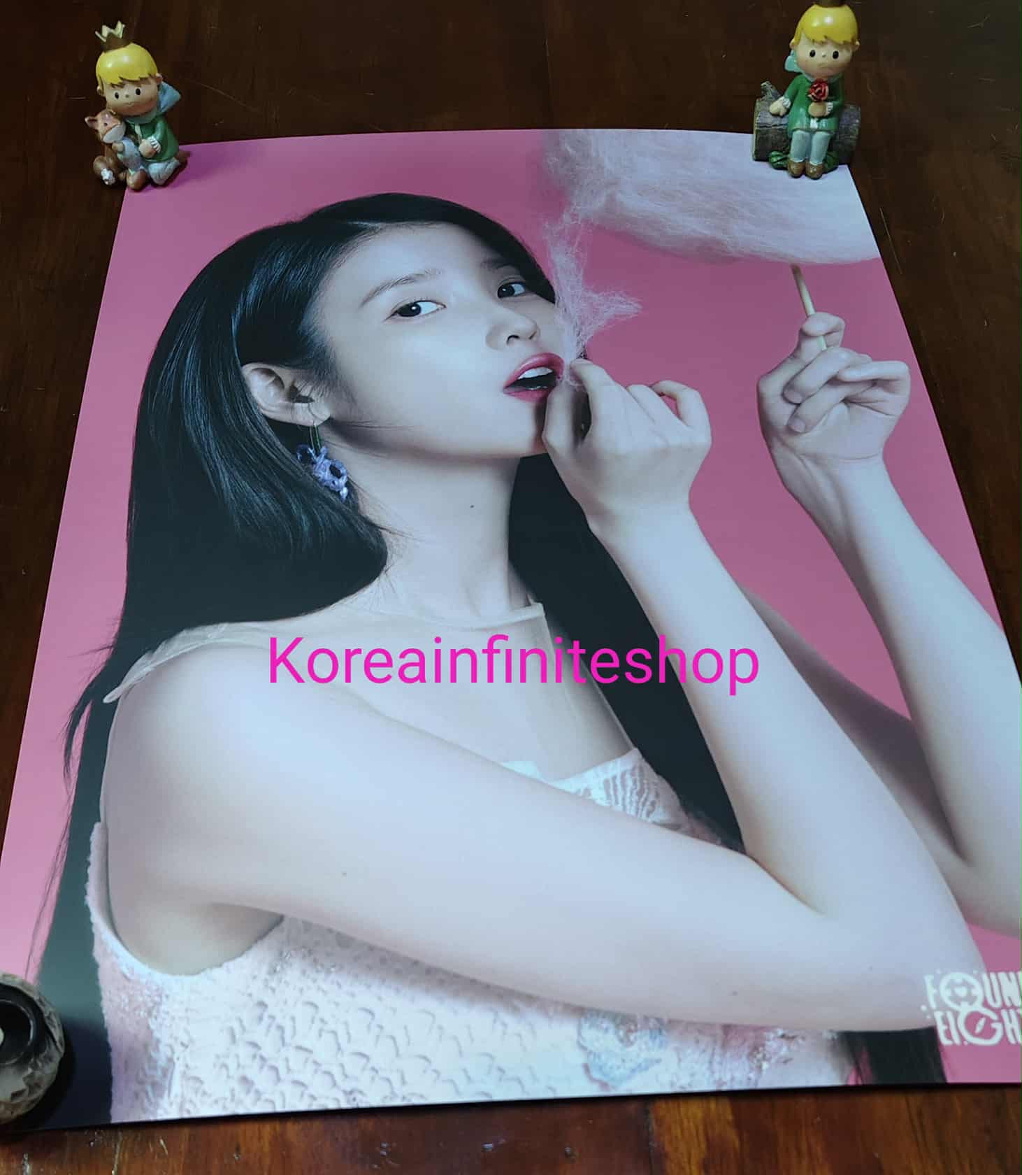 ( พร้อมส่ง ) Poster - IU Found AT Eight ( Pink ver ) ขนาด 420x594 mm ( ขนาดกลาง ) Set 3 ใบ